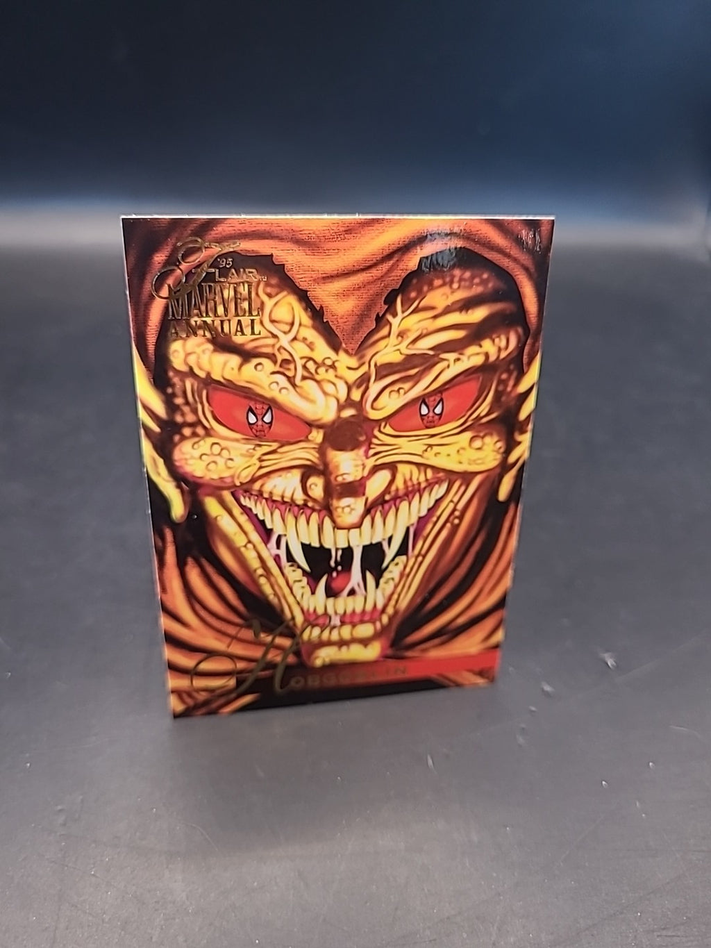 #52 HOBGOBLIN 1995 Flair Marvel Annual Card
