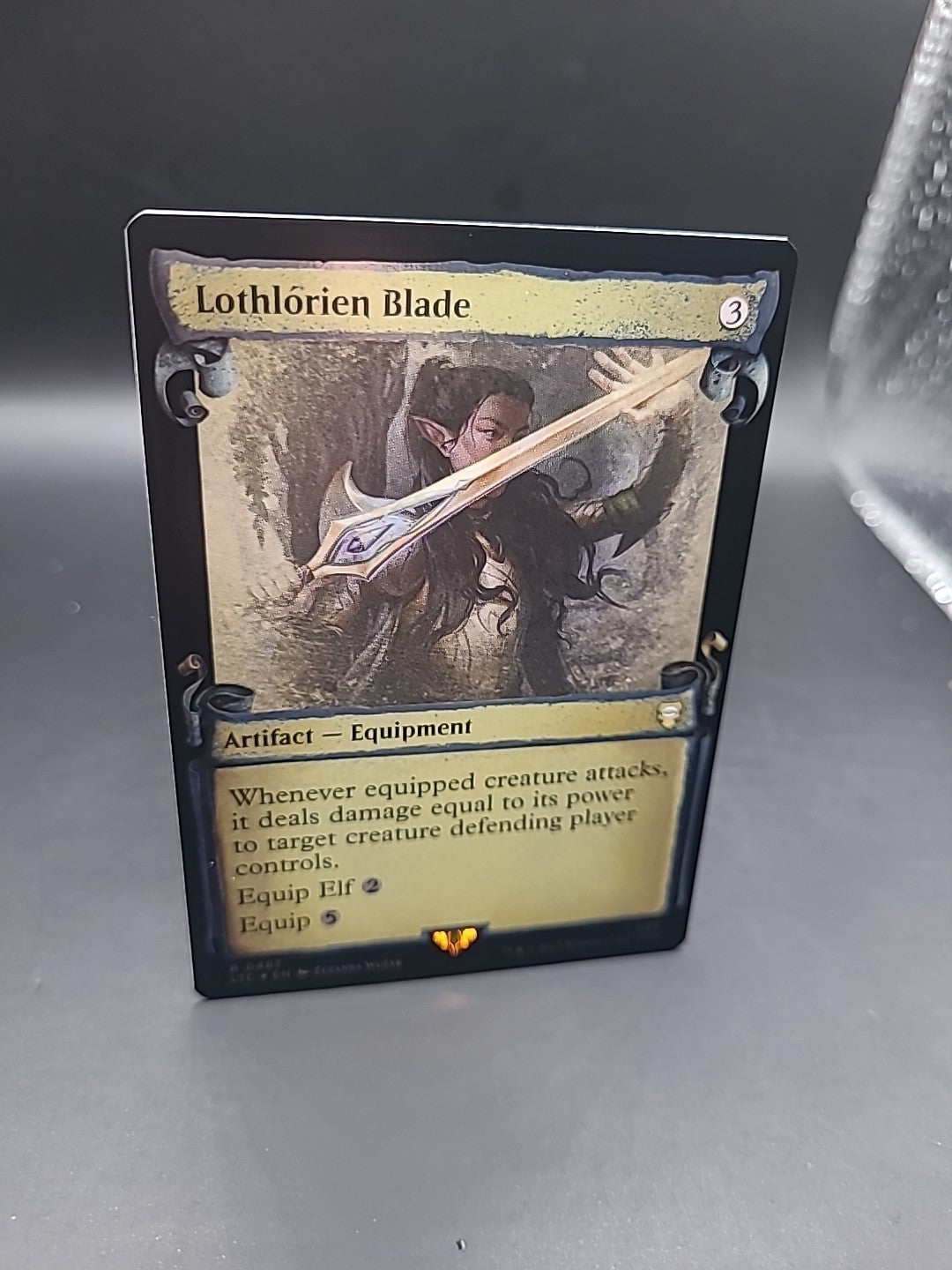 Lothlorien Blade Scroll Showcase 487 FOIL LOTR Tales of Middleearth 
