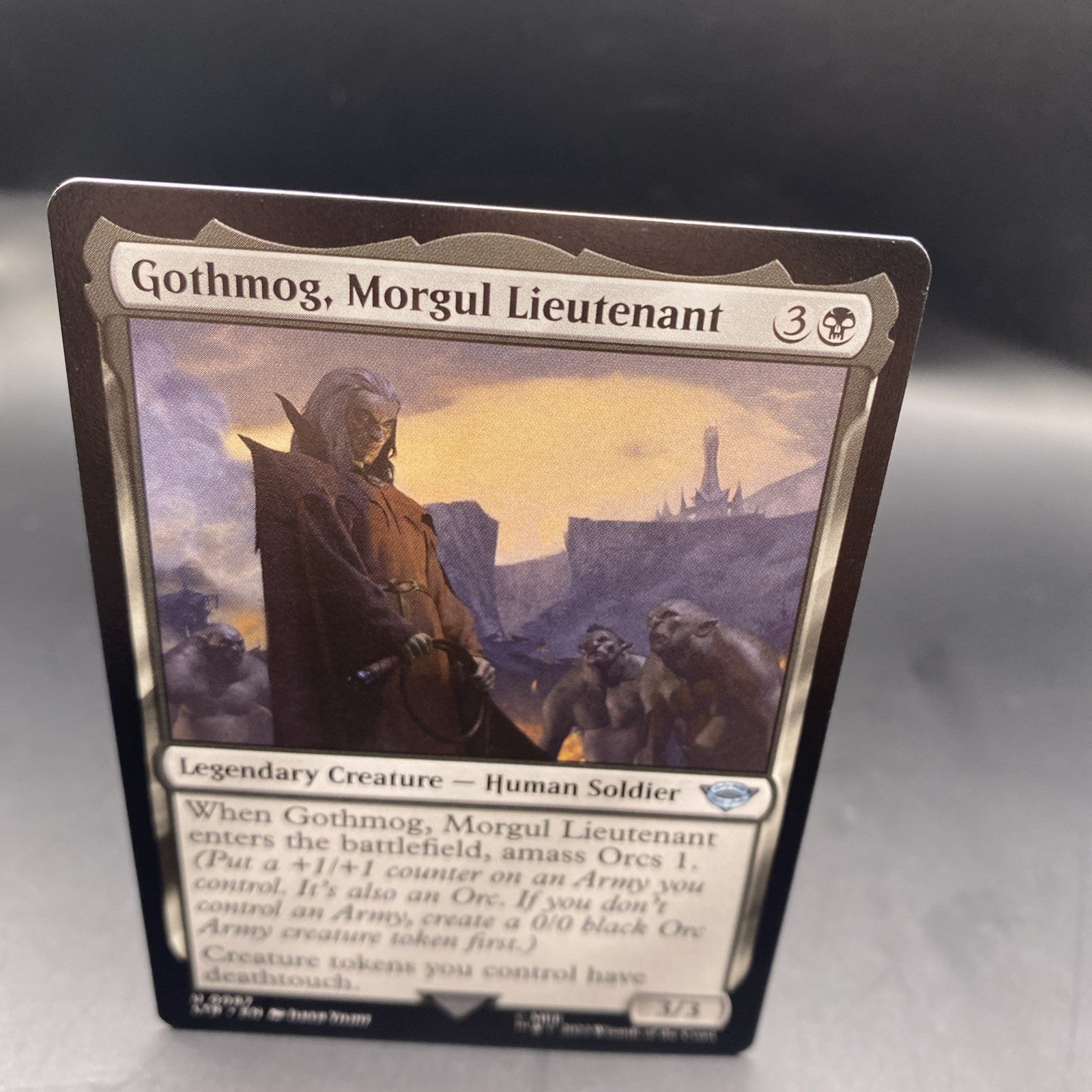 MTG - LOTR - Uncommon - Gothmog, Morgul Lieutenant - FOIL + 1 Regular Card