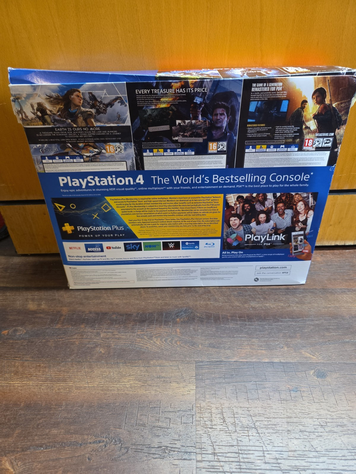 Sony PlayStation 4 500GB Black Console No Games Included. 