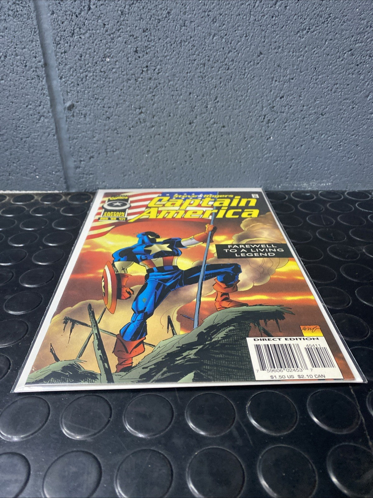 Marvel Comics Captain America #454 Aug. 1996  Final Issue! Sharon Carter