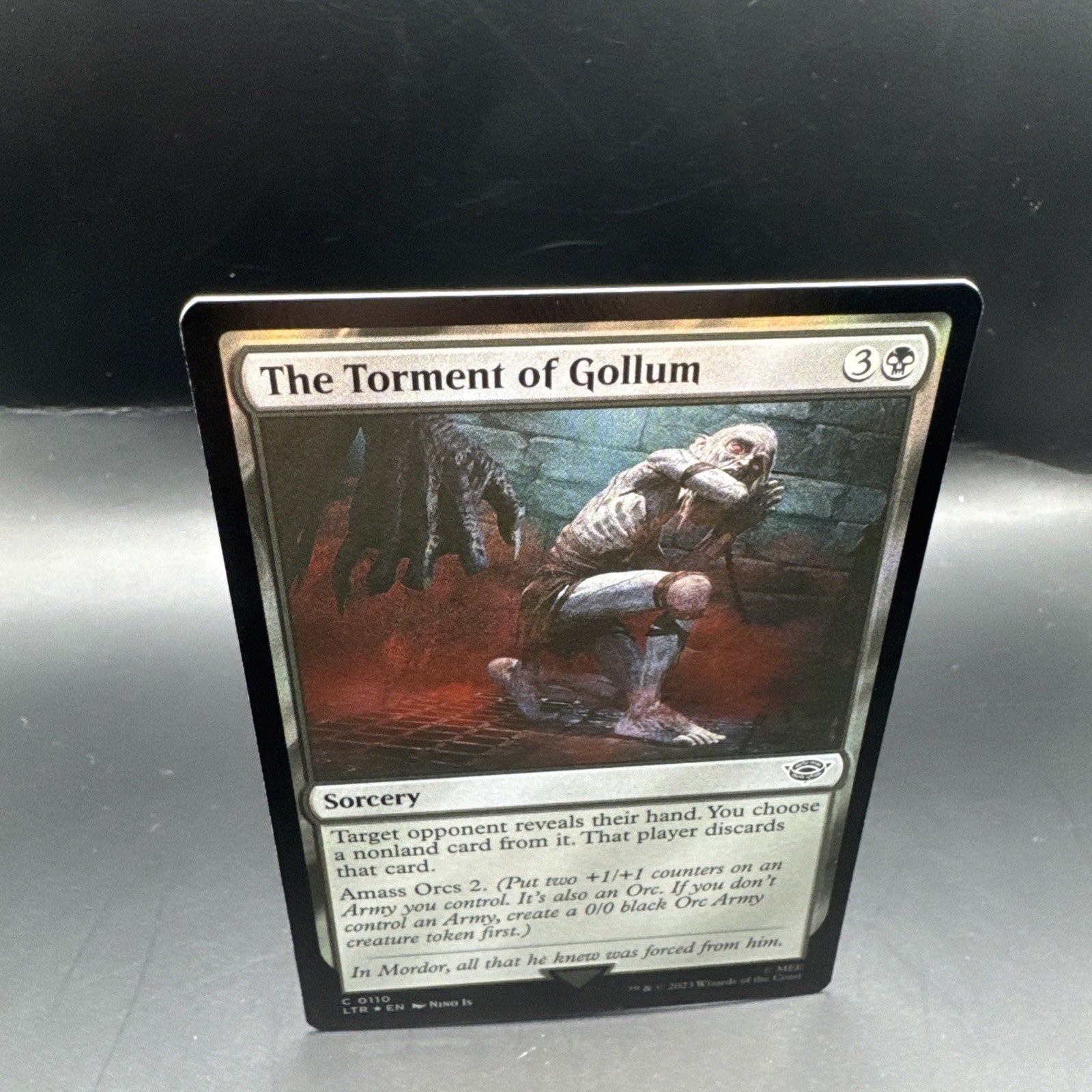 The Torment of Gollum - C0110 - Foil - LOTR - MTG