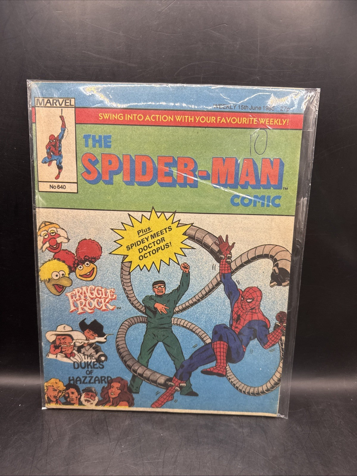 The Spider-man Comic Issue 640 from 1985 (Marvel UK)