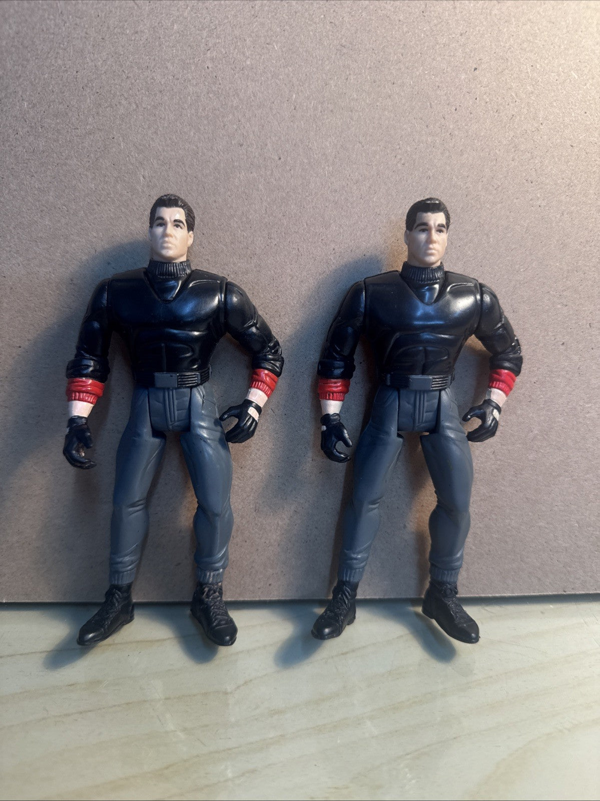 Vintage Transforming Bruce Wayne Action Figure - Batman - Kenner DC Comics X 2