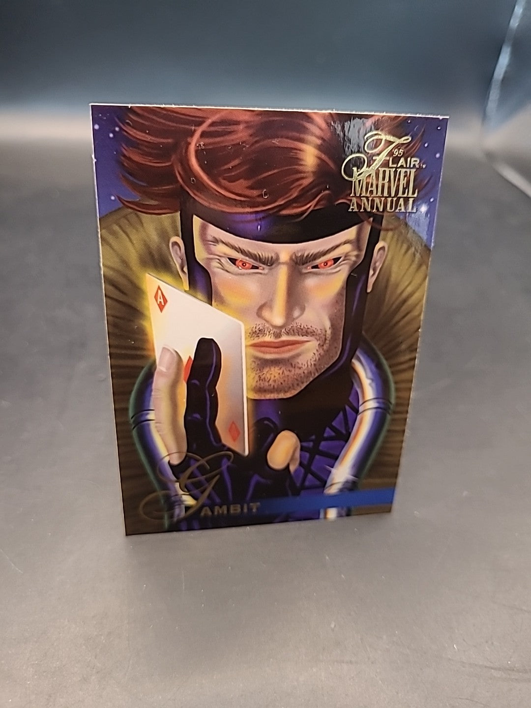 1995 FLAIR MARVEL ANNUAL Trading Card BY FLEER #4 GAMBIT