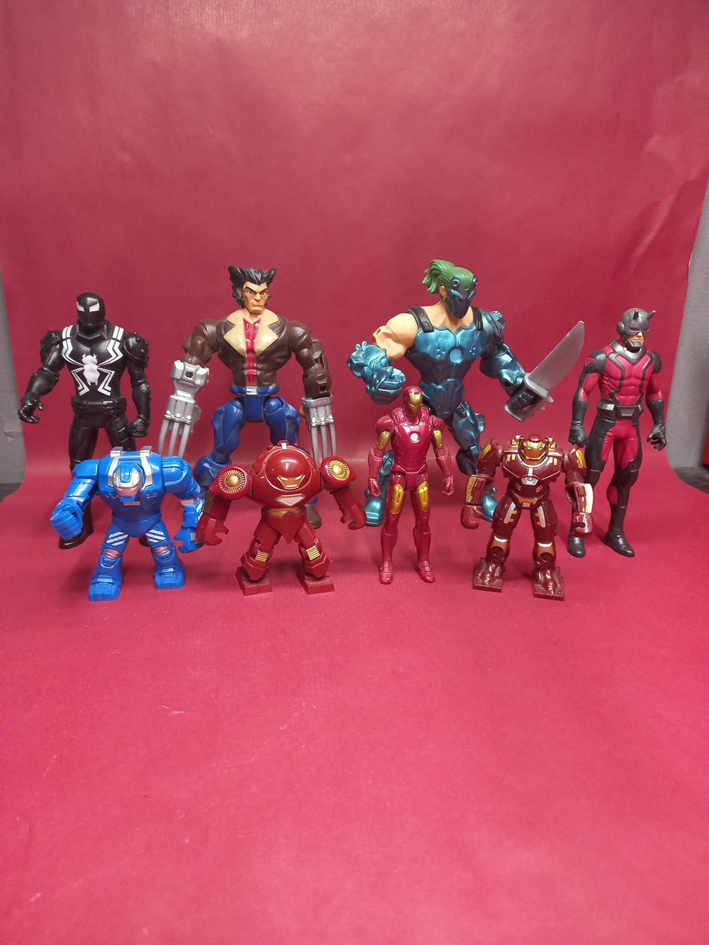 marvel 10 figure bundle joblot Iron Man Wolverine Antman Agent Venom
