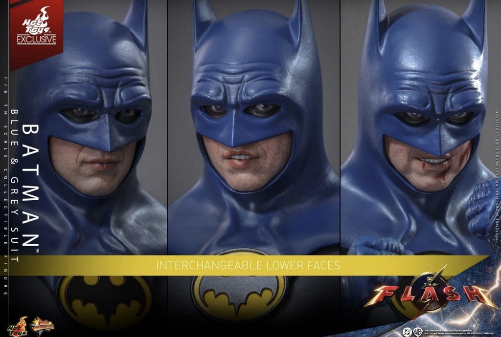 Hot Toys MMS834 1/6 Scale Action Figure The Flash Batman (Blue & Grey Suit)