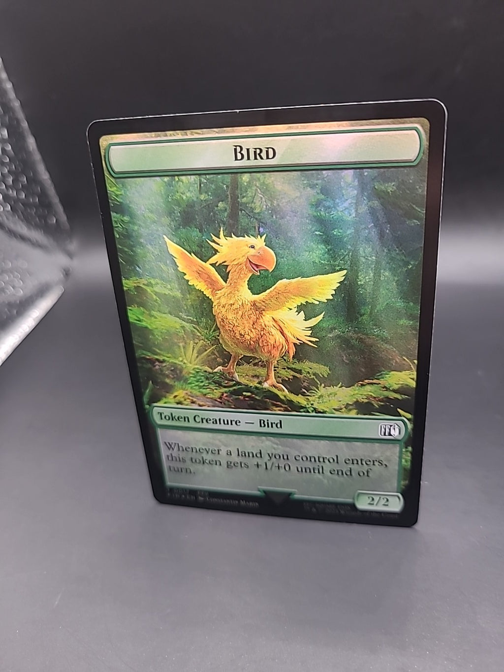 MTG Magic the Gathering FIN Final Fantasy T 0017/T0015 Foil Token Bird Wizard