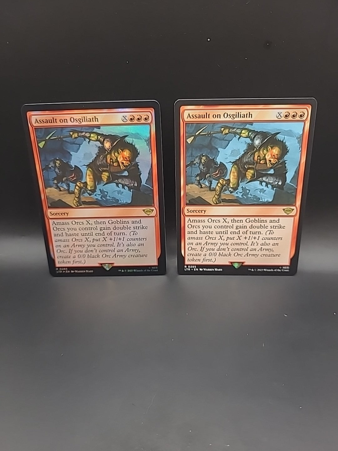 Assault on Osgiliath - LTR - 285 - Foil & Regular - NM - MTG