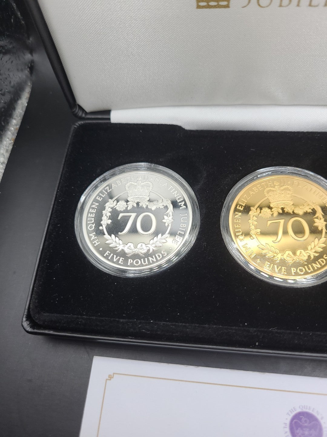 2022 Queen Elizabeth II Platinum Jubilee £5 Coin Collection, Limited Edition