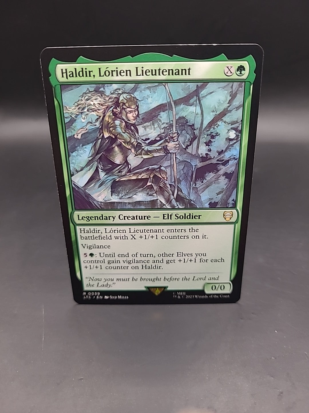 MTG - Haldir, Lorien Lieutenant - Lord of the Rings - Magic the Gathering