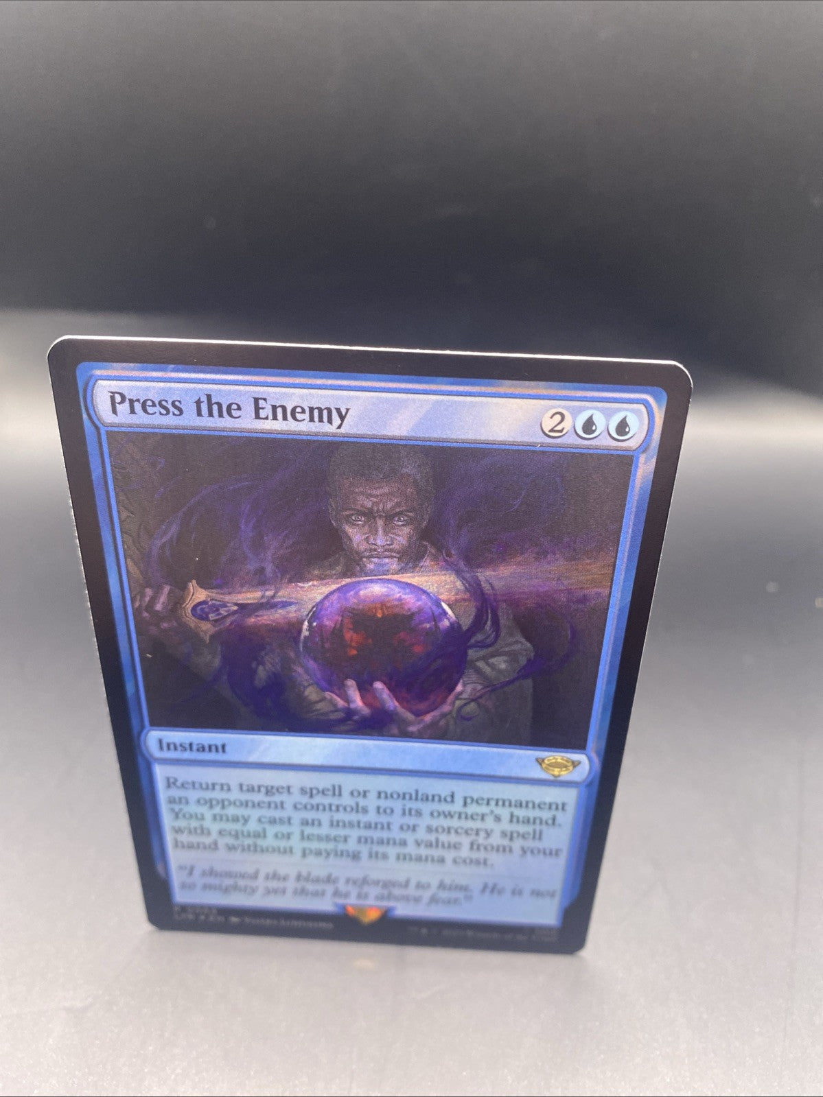 MTG - Press the Enemy - Surge Foil - Lord of the Rings - Magic the Gathering