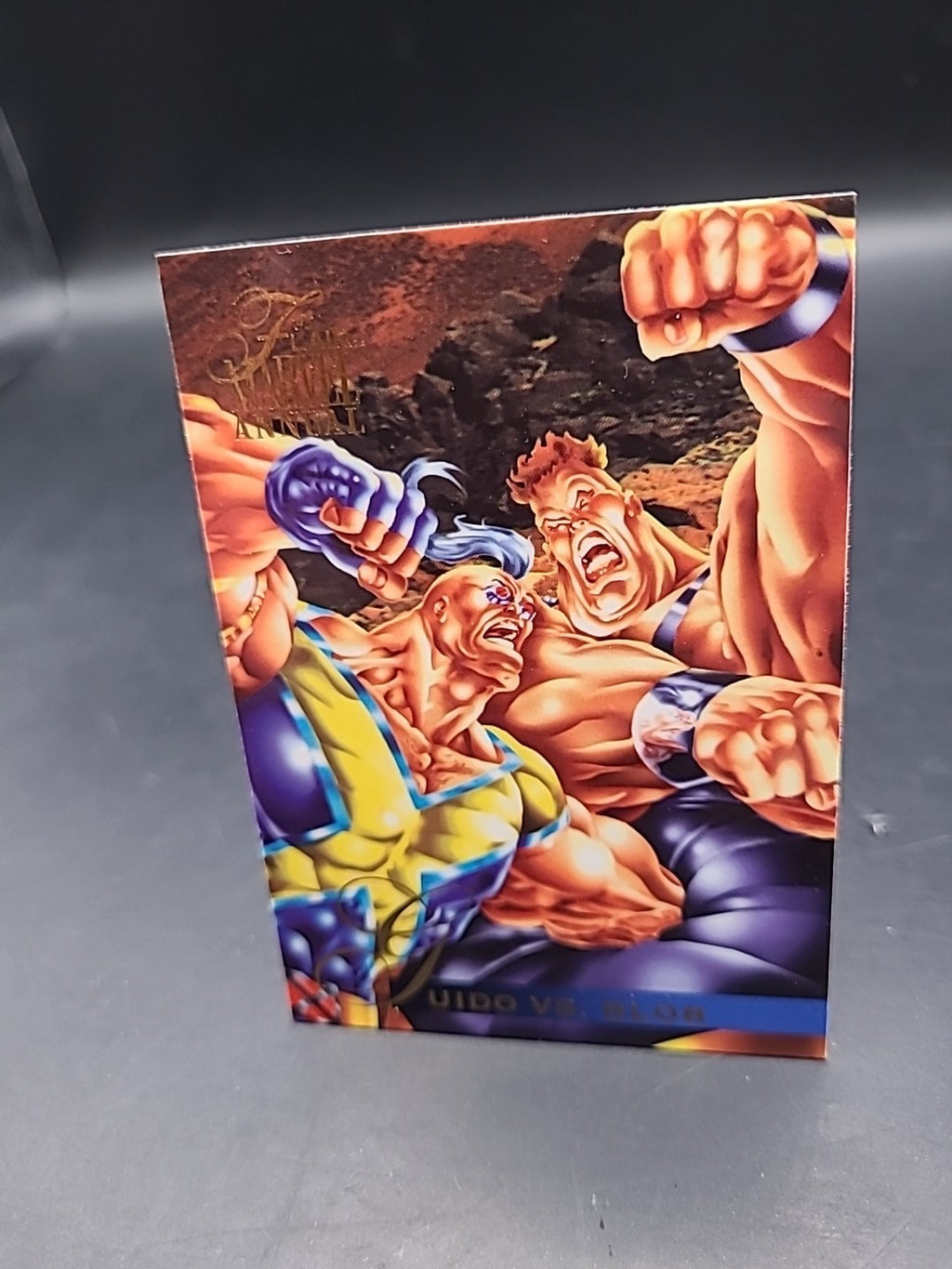 GUIDO VS. BLOB / 1995 Fleer Flair Marvel Annual BASE Trading Card #30