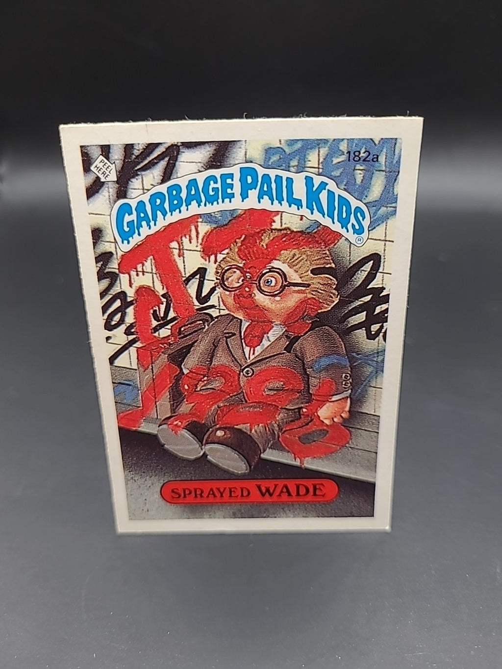 Garbage Pail Kids Original USA Sprayed Wade 182a