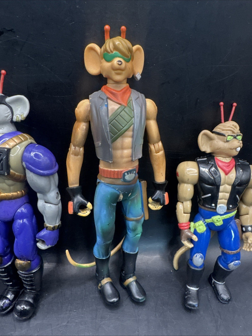 Galoob B.T.F Biker Mice from Mars X 4