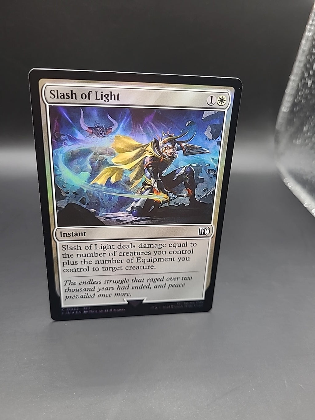 Slash Of Light 0032 Common Foil Final Fantasy MTG