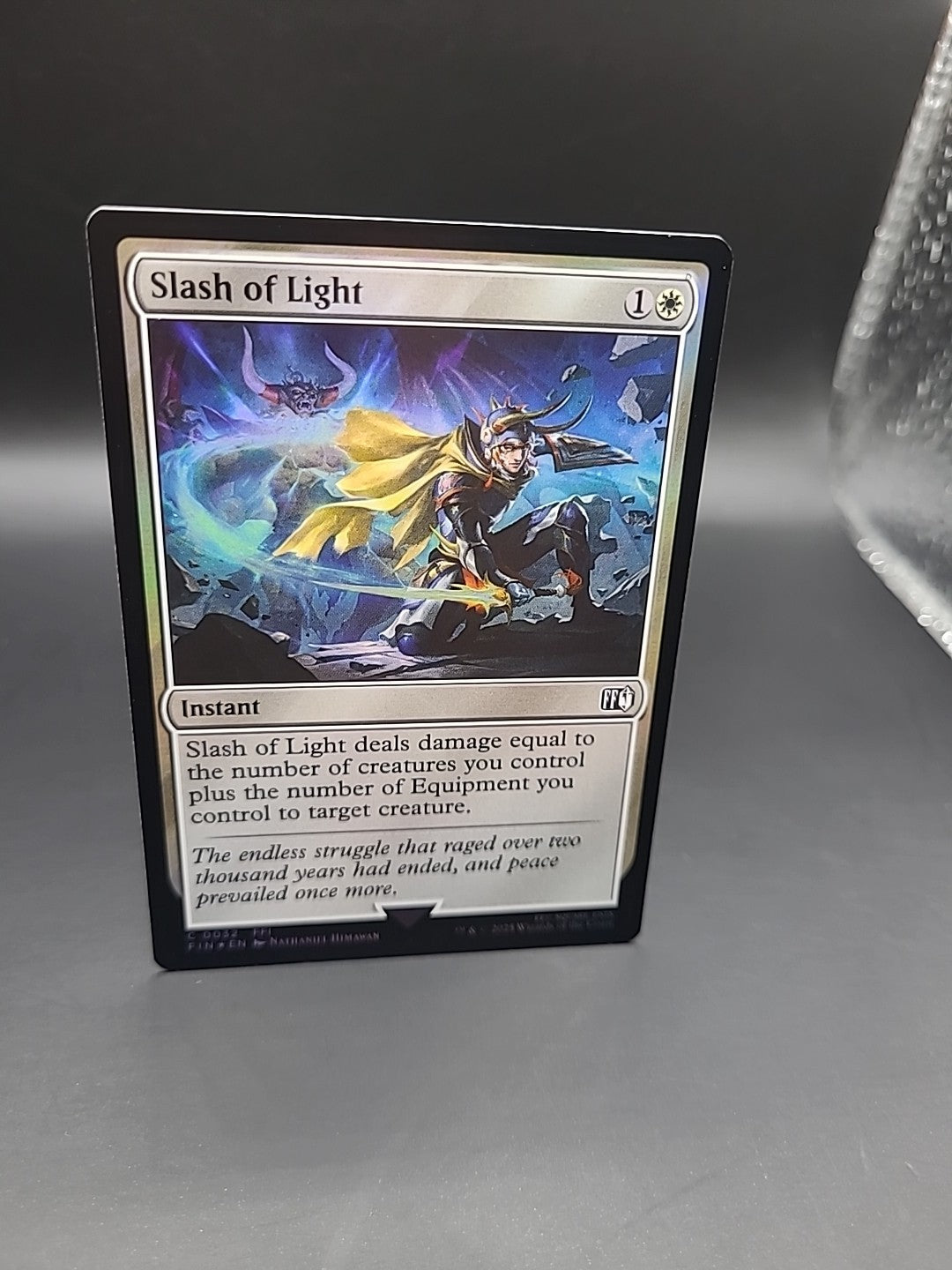 Slash Of Light 0032 Common Foil Final Fantasy MTG