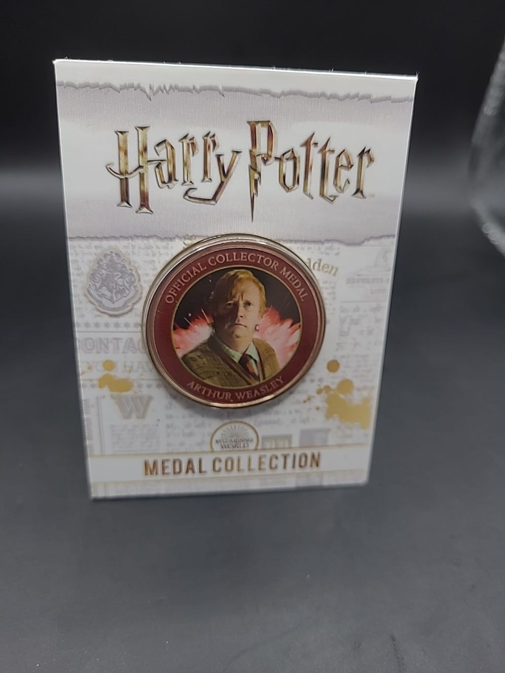 HARRY POTTER COIN MEDAL ARTHUR WEASLEY MARK WILLIAMS ROWLING