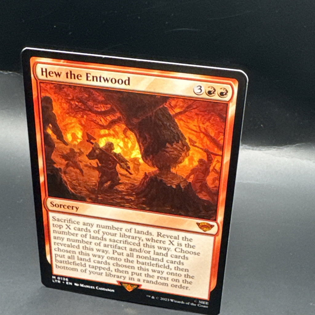 Hew the Entwood, Lord of the Rings, MTG