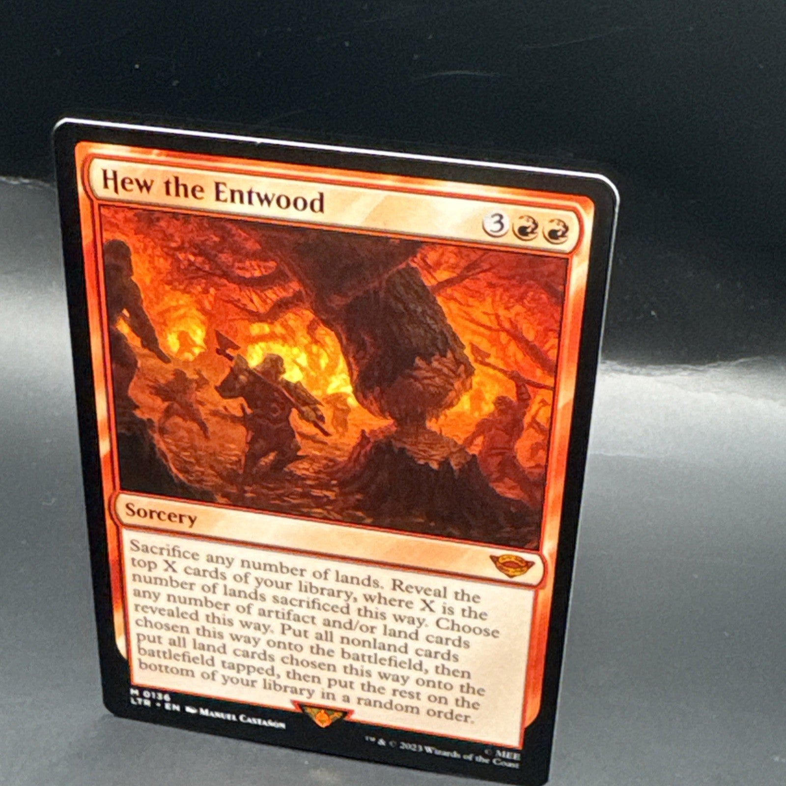 Hew the Entwood, Lord of the Rings, MTG