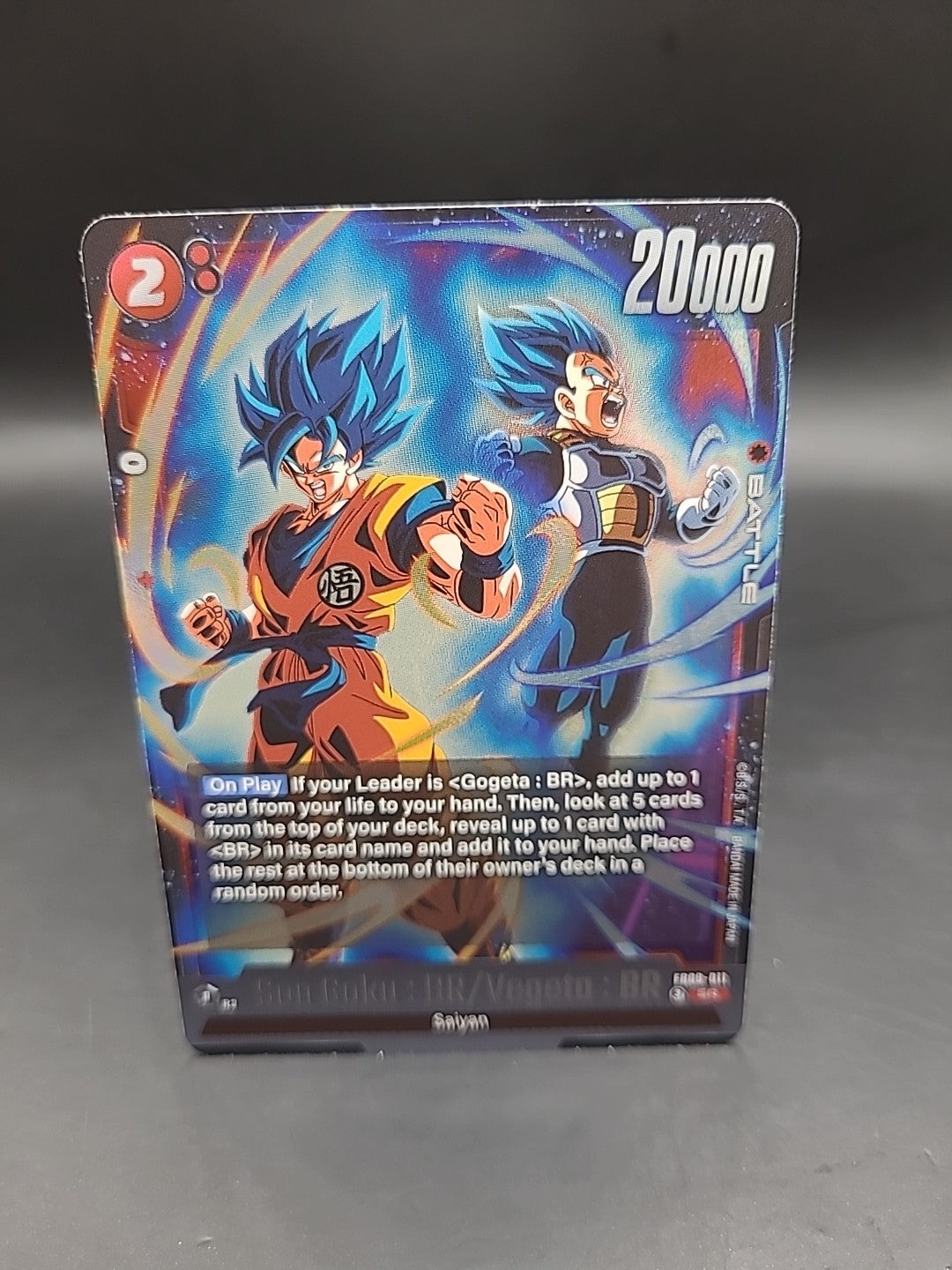Son Goku : BR/Vegeta : BR FB09-011 SR - Dragon Ball Super Card Game FUSION WORLD