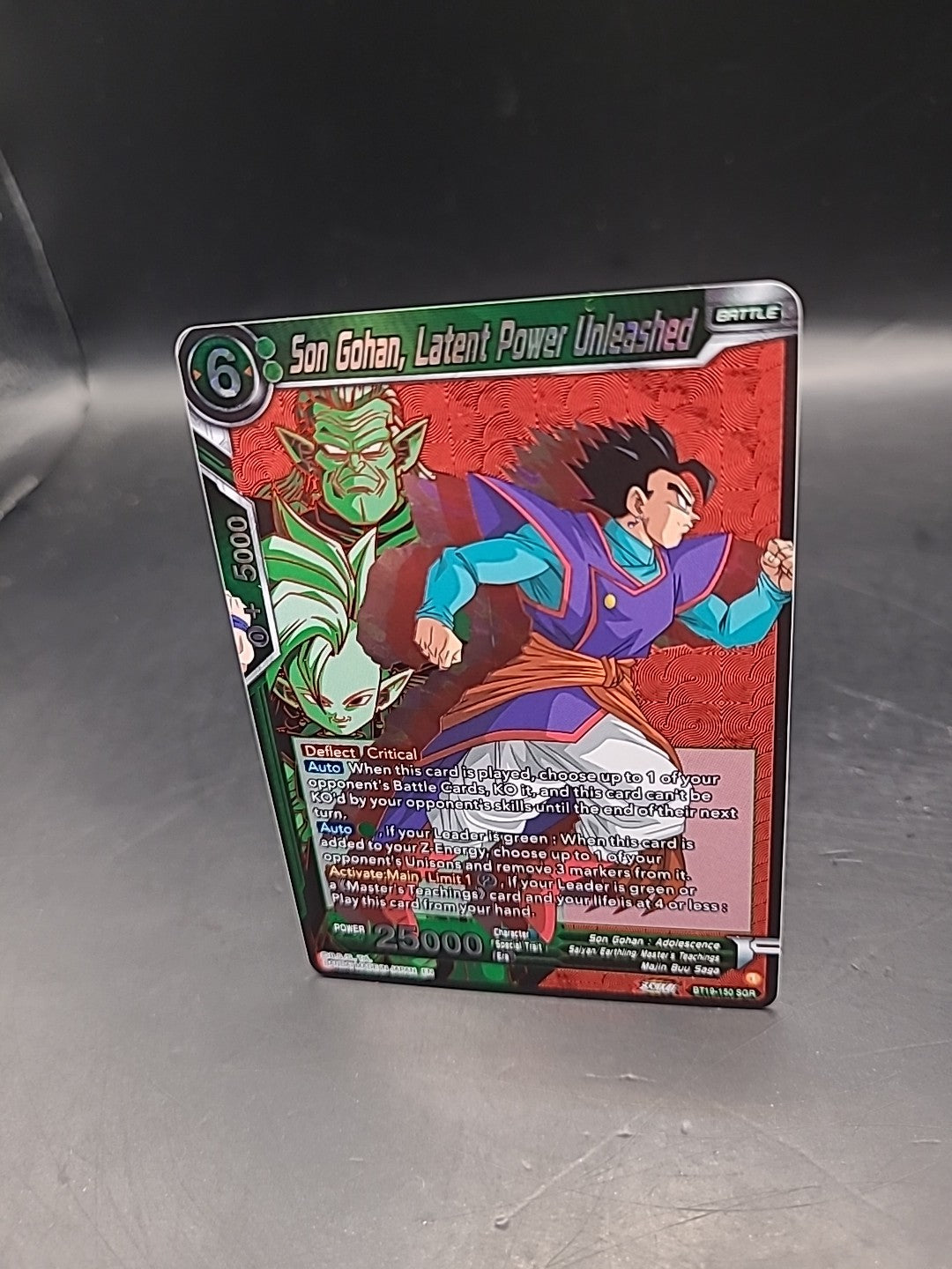 Dragon Ball Super Card Game Son Gohan, Latent Power Unleashed BT19-150 SGR