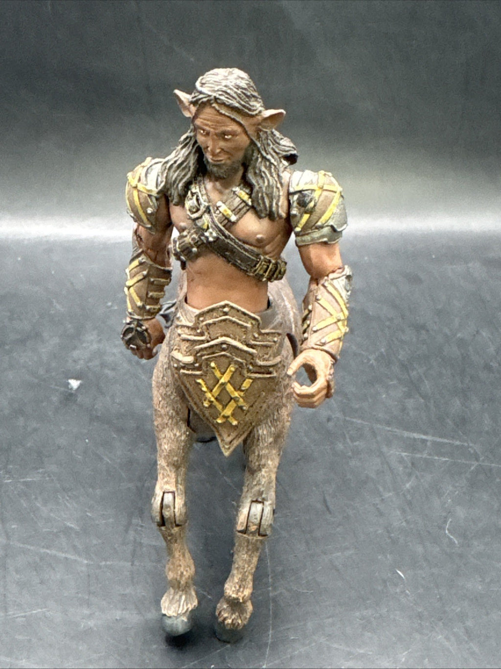 NARNIA Prince Caspian CENTAUR GLENSTORM Battle Action Figure (Disney Jakks 2008)