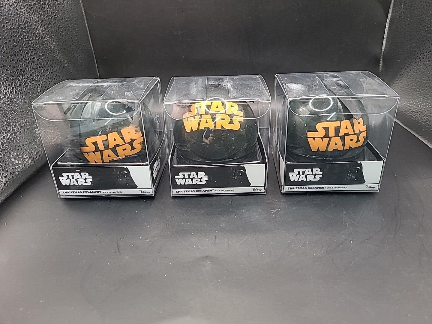 Star Wars Christmas Tree Ball Baubles X3