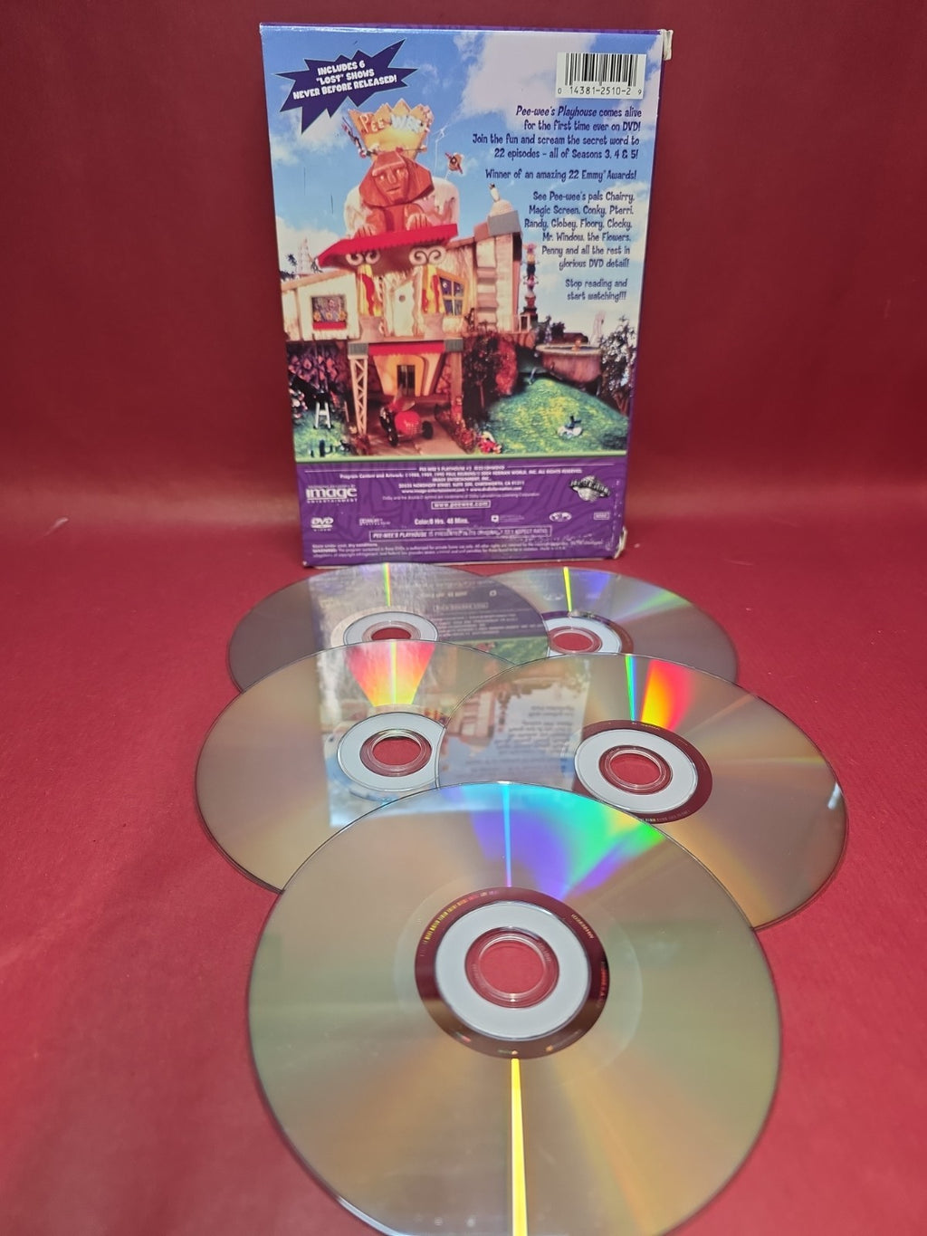 Pee-Wee's Playhouse, Vol. 2 (DVD, 2004) Region 0.  NTSC Format. 