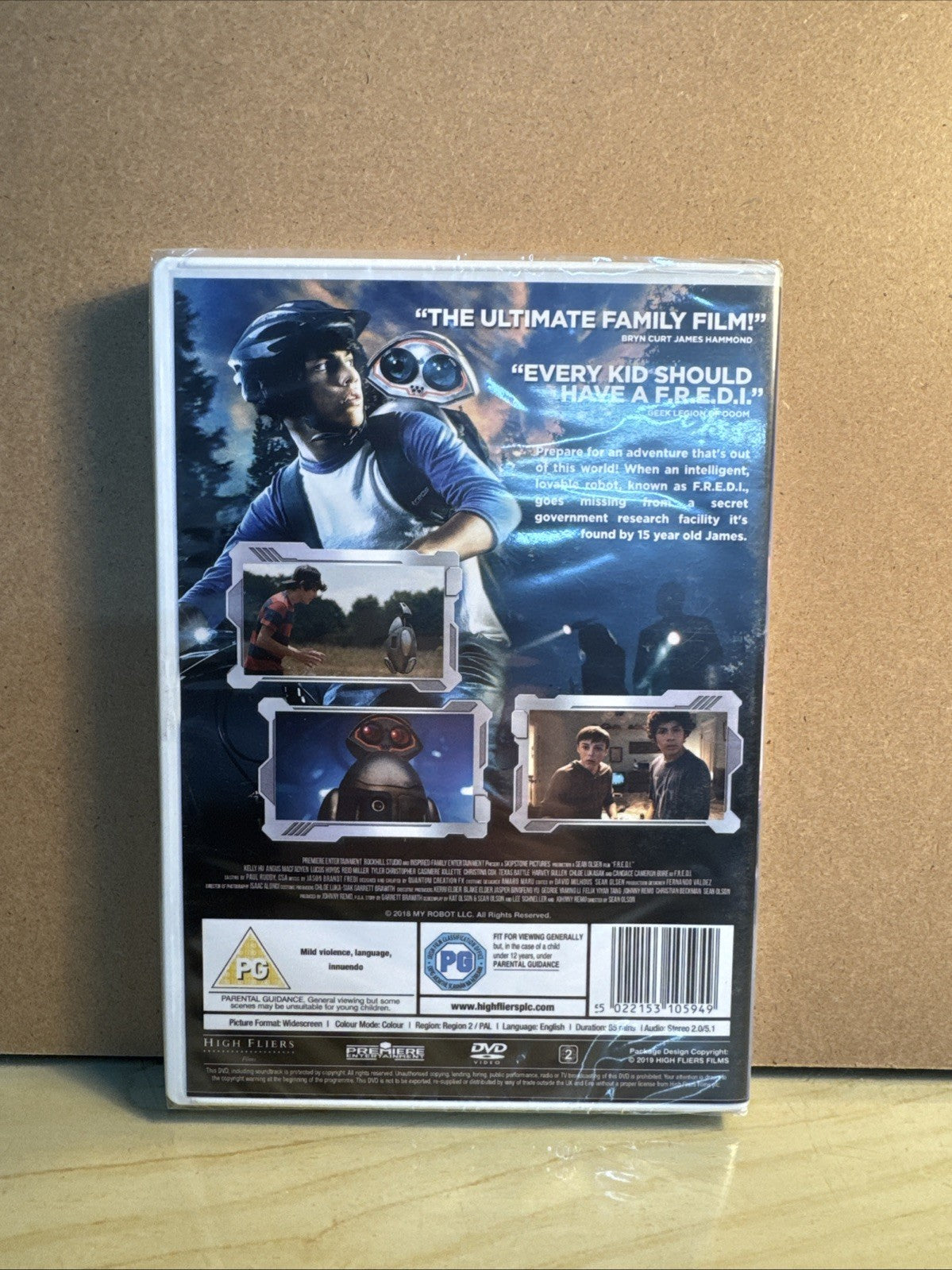 F.R.E.D.i. DVD Region 2 UK Kelly Hu Angus McFadyen FREDI Sci-fi Family Movie NEW