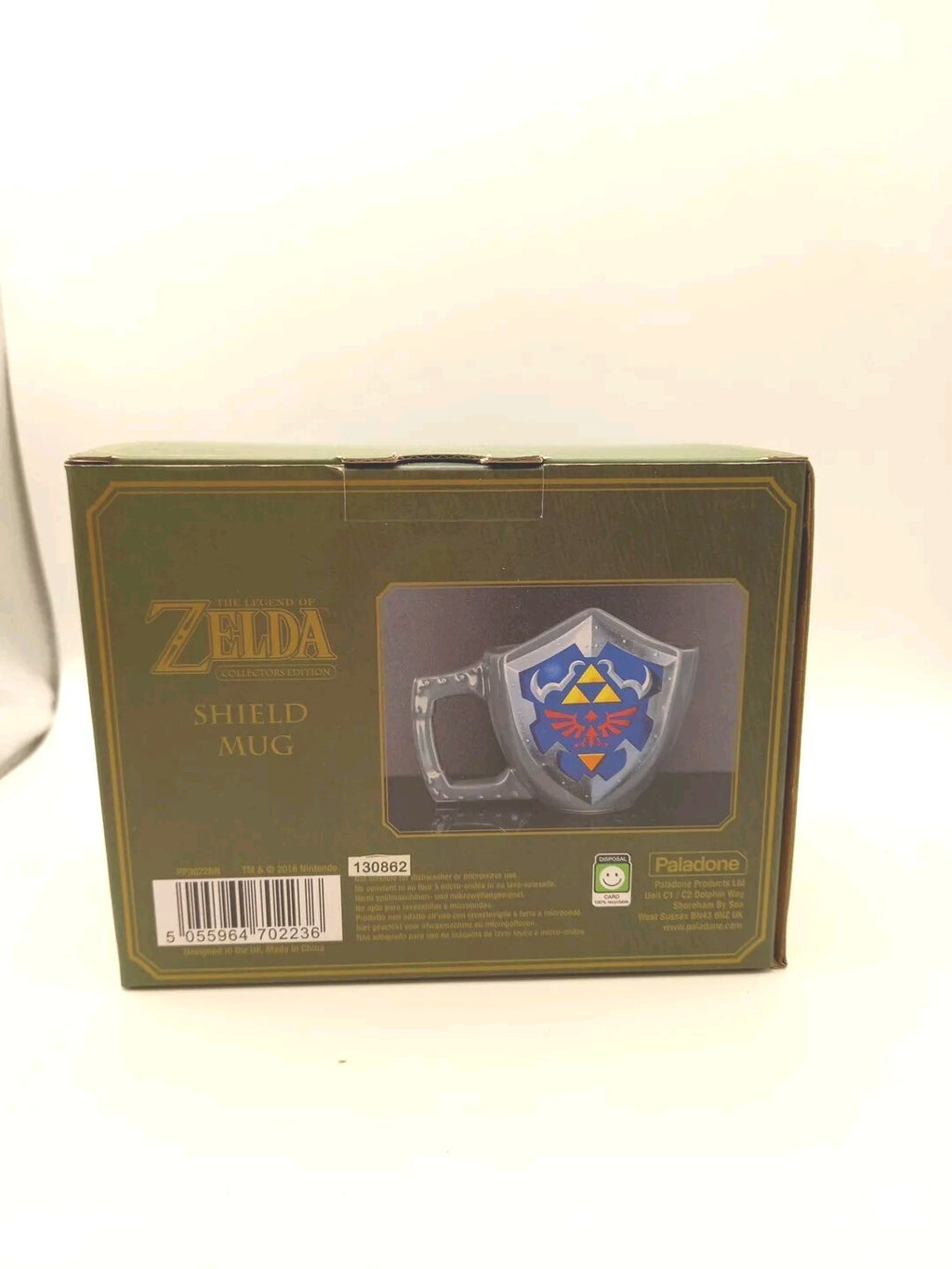 Legend of Zelda Shield Mug Collectors Edition Boxed By Paladone
