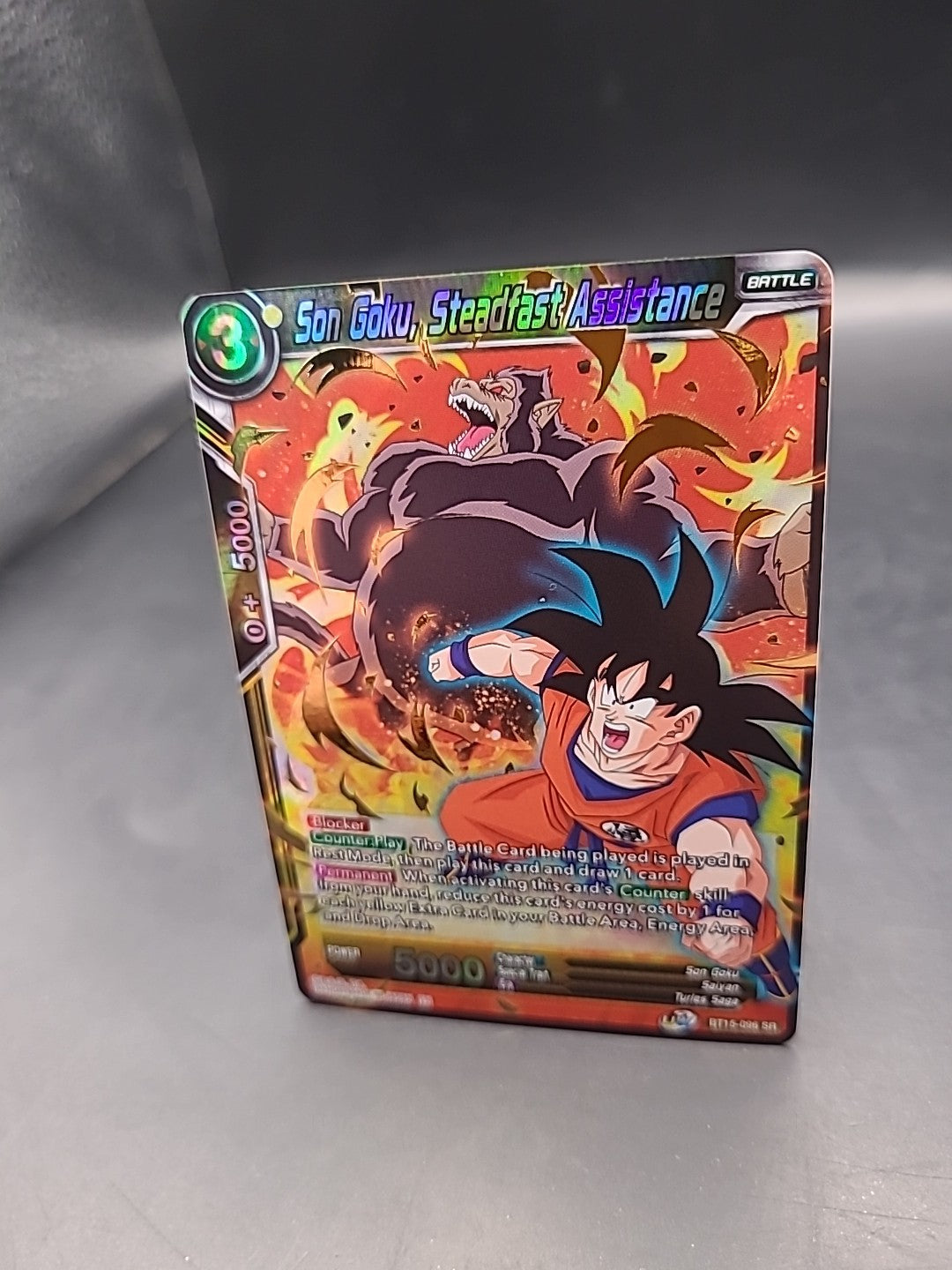 Son Goku, Steadfast Assistance - BT15-096 SR - Dragon Ball Super Card Game