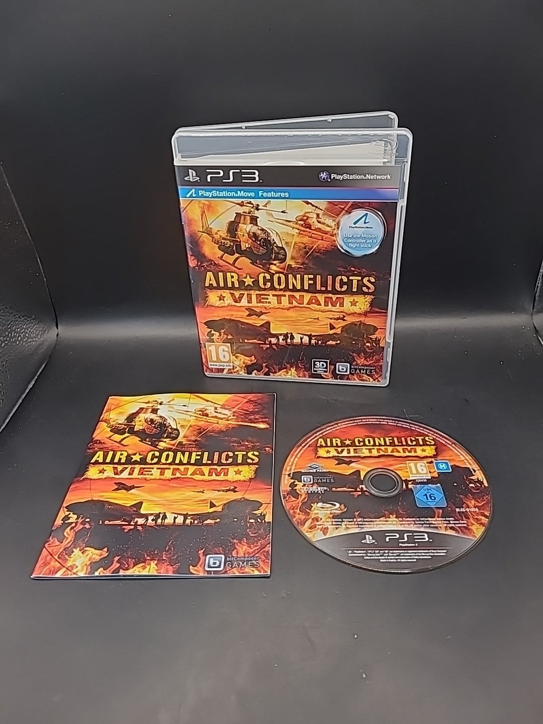 Air Conflicts Vietnam: ( Sony PlayStation 3 Game, 2013 ) - PAL - Complete - VGC