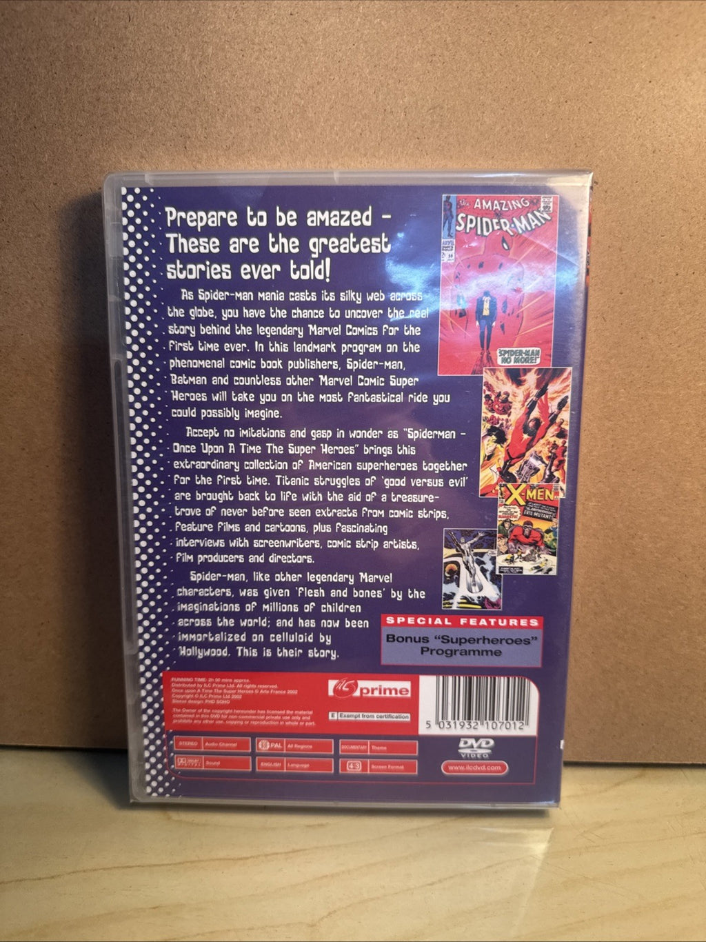 Spider-Man Once Upon a Time the Super Heroes! DVD New And Sealed