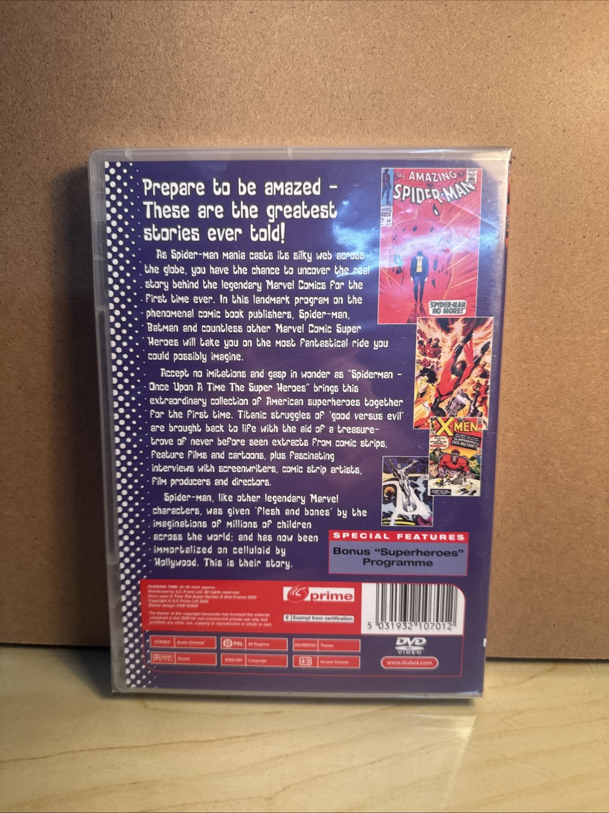 Spider-Man Once Upon a Time the Super Heroes! DVD New And Sealed