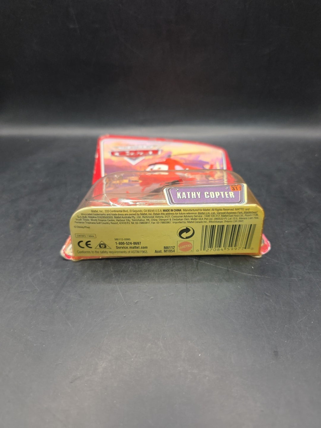 Genuine Disney Pixar Cars Kathy Copter #31 World of Cars Helicopter BRAND NEW