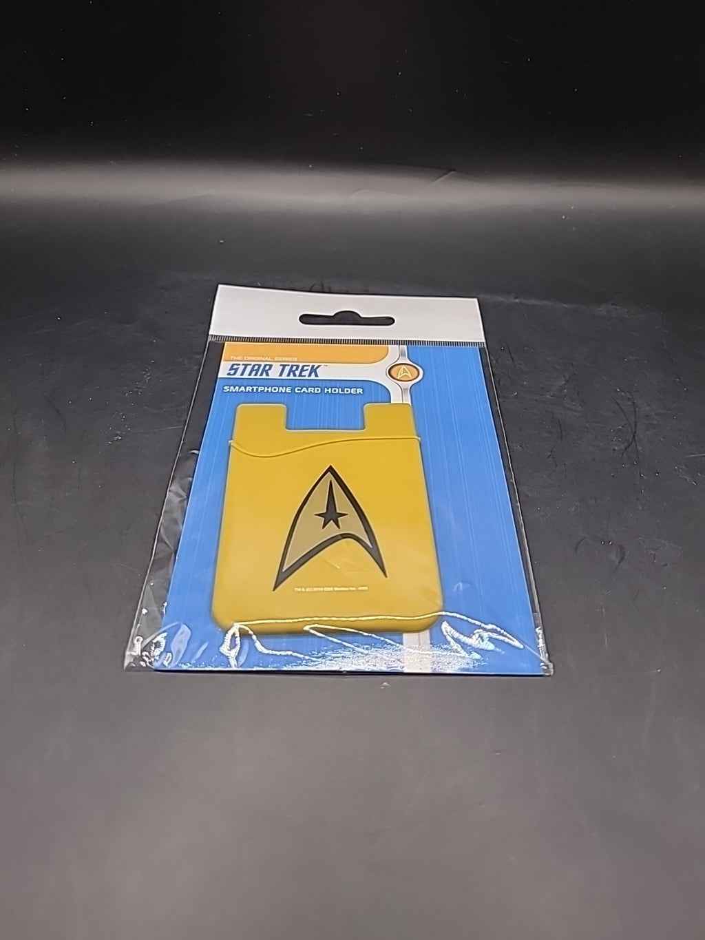 Star Trek Smartphone Card Holder Yellow - New & Sealed