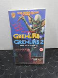 Gremilins 1 & 2 Double Movie VHS Tape