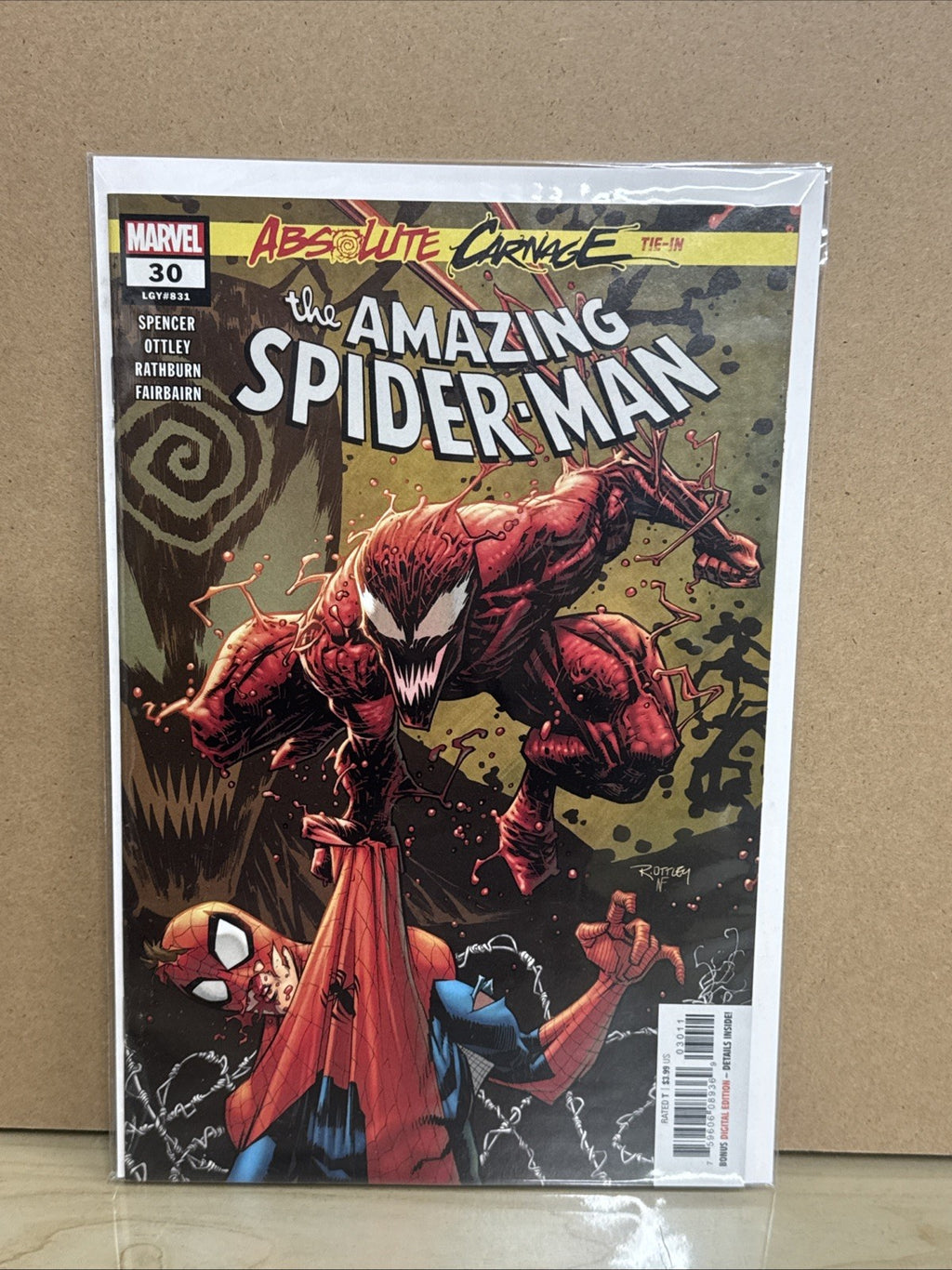 The Amazing Spider-Man # 30 Absolute Carnage Tie In Near Mint