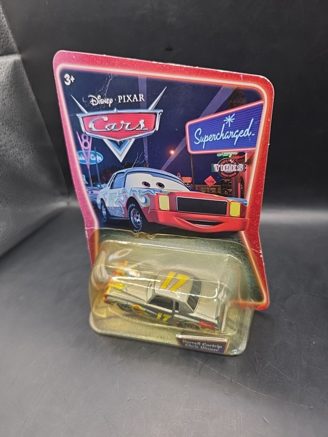 Disney Cars Darrell Cartrip Chris Dinner Toy Pixar Mattel Sealed