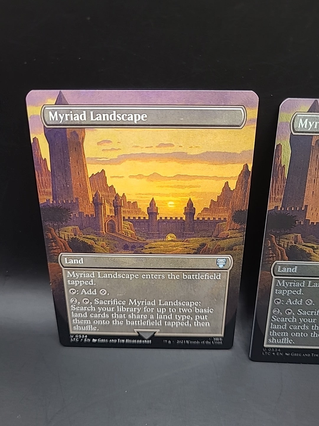 MTG LTC 0534 - “Myriad Landscape” Borderless - FOIL & REGULAR