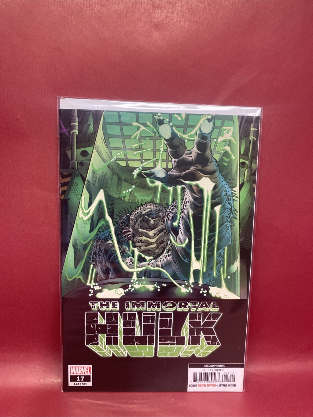 Marvel Comics The Immortal Hulk #17 Second Printing Variant Cover