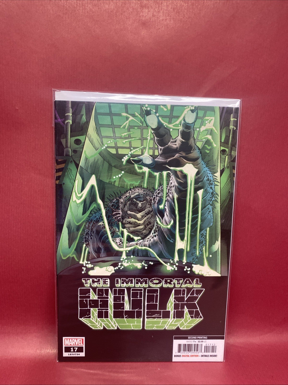 Marvel Comics The Immortal Hulk #17 Second Printing Variant Cover