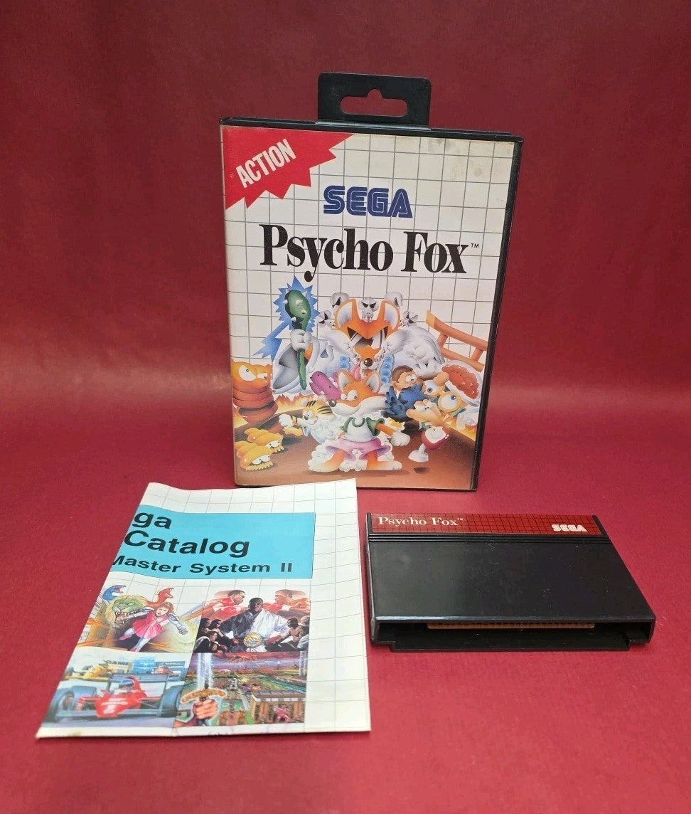 Sega Master System Pyscho Fox.  Tested & Working.
