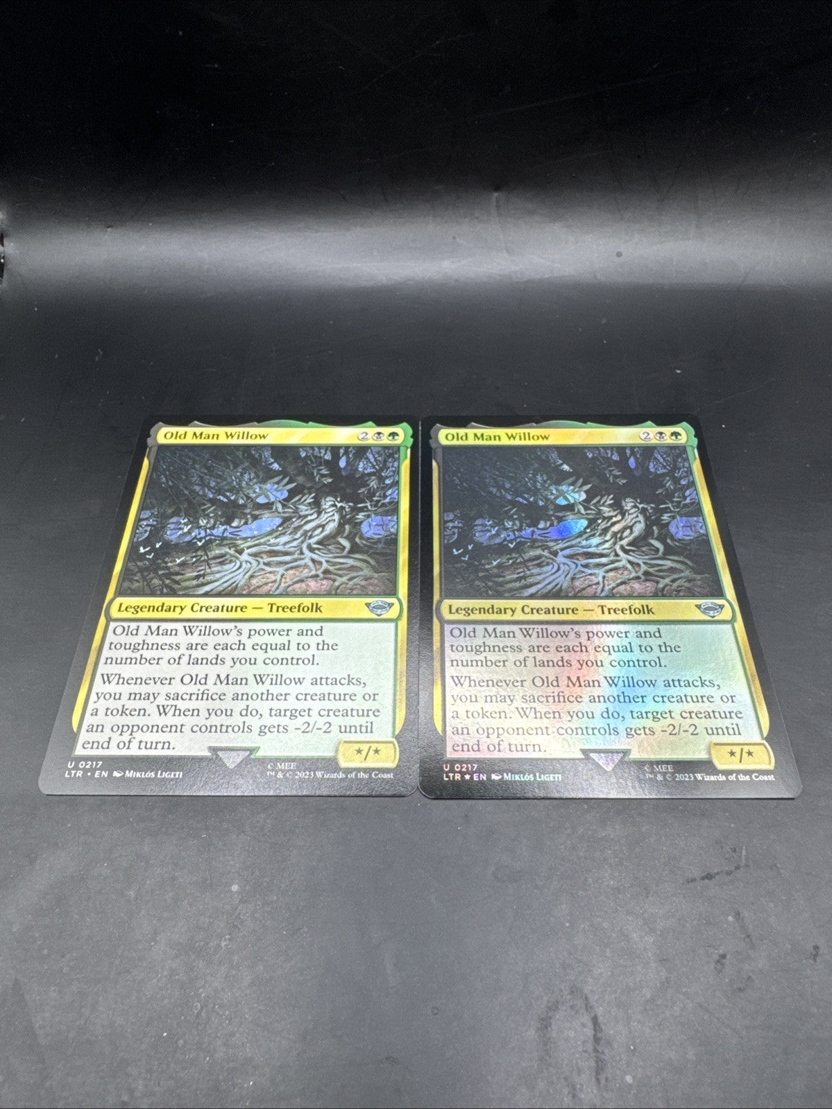 MMTG Old Man Willow U0217 Foil + Regular Card