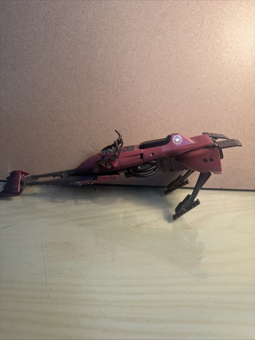 STAR WARS FIGURE 2002 SAGA COLLECTION AOTC CLONE TROOPER SPEEDER BIKE