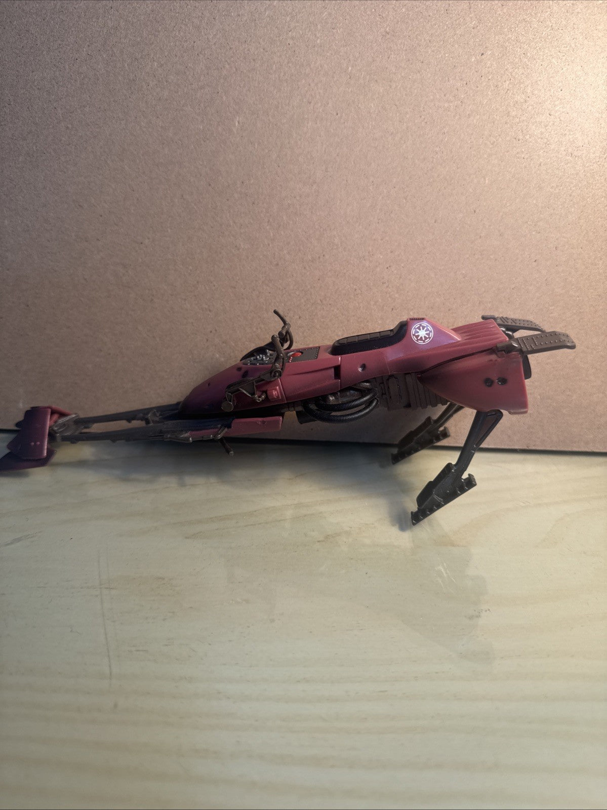 STAR WARS FIGURE 2002 SAGA COLLECTION AOTC CLONE TROOPER SPEEDER BIKE