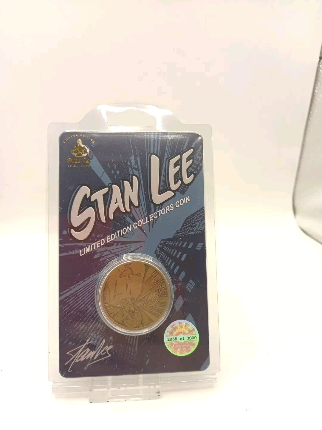 STAN LEE Limited Edition Collectors Coin 2958 Of 3000