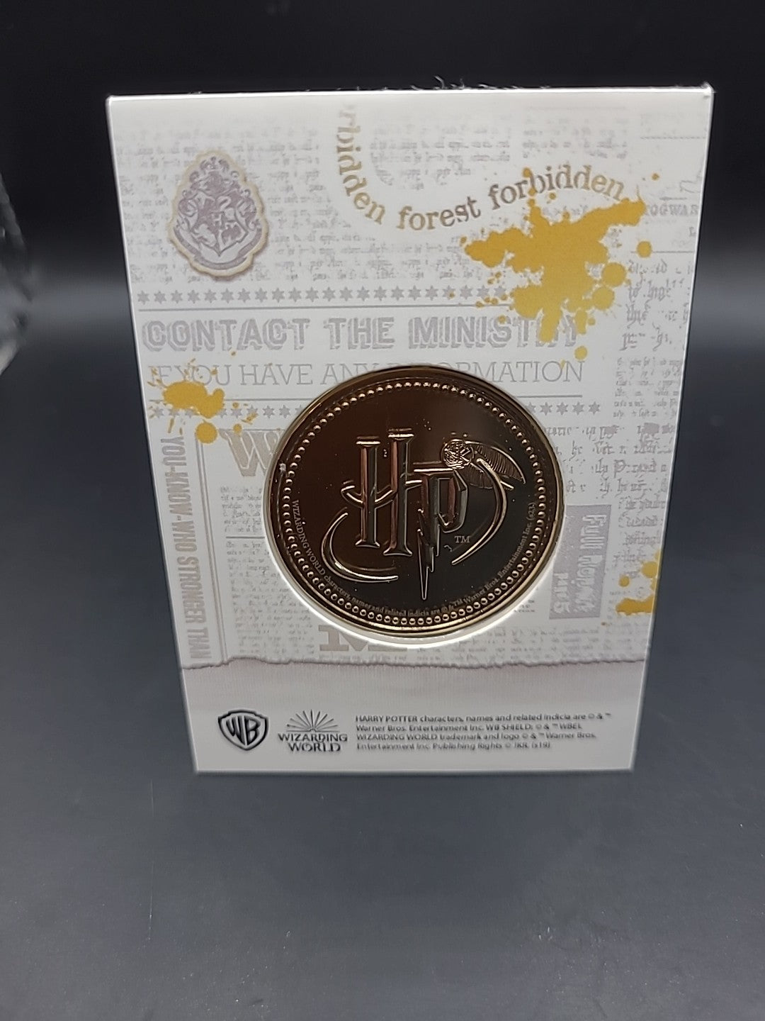 RARE HARRY POTTER MEDAL COIN GOBLET OF FIRE MADAME MAXIME FRANCES DE LA TOUR