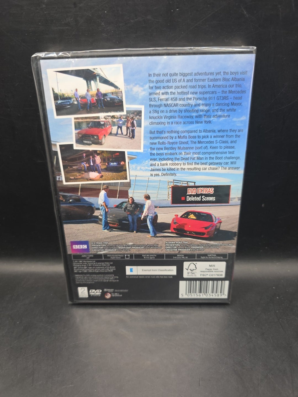 Top Gear - The Great Adventures, Vol.4 : Middle East, USA & Albania. 2 disc DVD